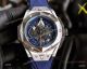 Faux Hublot Big Bang Sang Bleu II Chronograph Watches Ss White Gummy Strap (3)_th.jpg